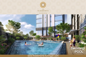 Swimming pool Facilities at The Elements Kuningan Luxurious Living at Kuningan Jakarta by Sinarmas Land